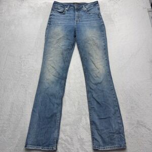 Silver Jeans Avery Slim Boot Womens W30 L33 Blue Denim High Rise Bootcut Jeans
